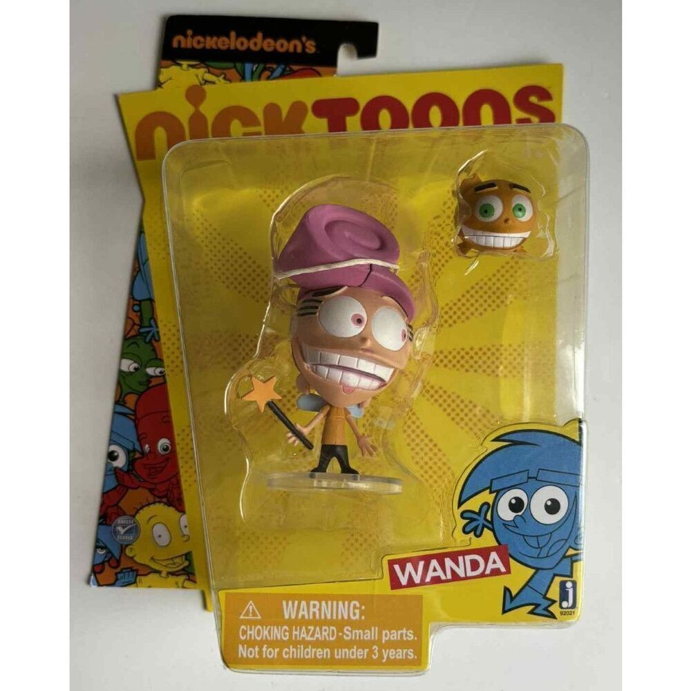 2012 Nickelodeon Nicktoons the Fairly Odd Parents Wanda and Fish Figurine NEW